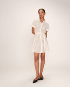 Romane Short Dress - Ecru