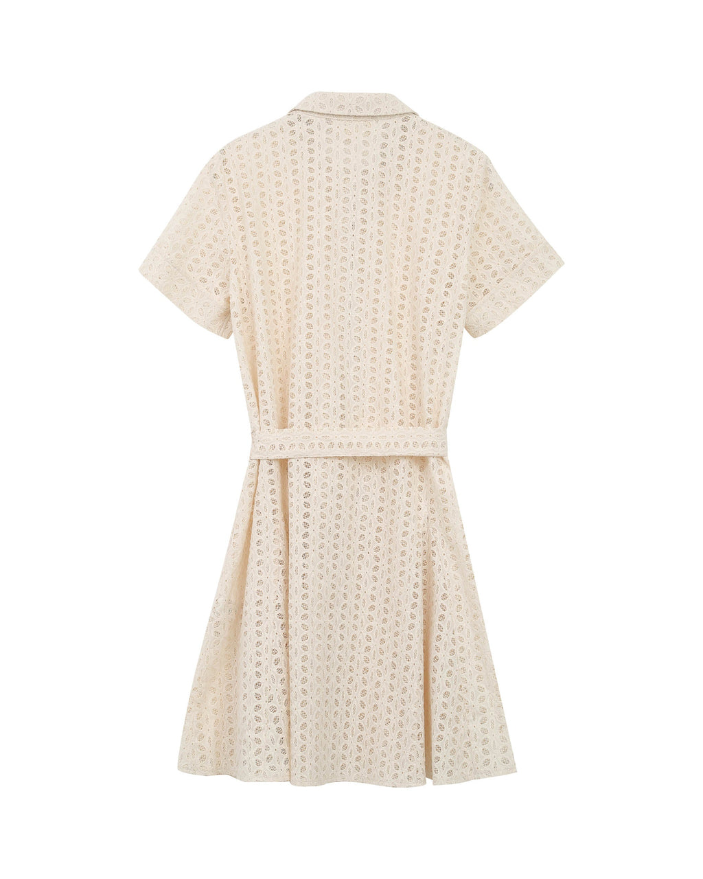 Romane Short Dress - Ecru
