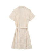 Romane Short Dress - Ecru