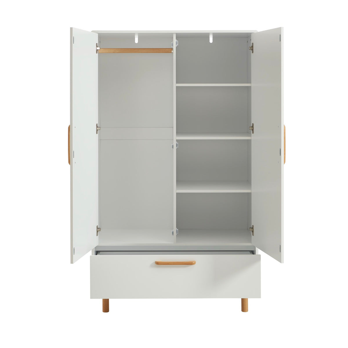 Rome – 2-Door Children’s Wardrobe – White
