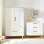 Rome – 2-Door Children’s Wardrobe – White