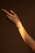Armband "Maille Tissée 7Mm" i 9 karat (375/1000) gult guld