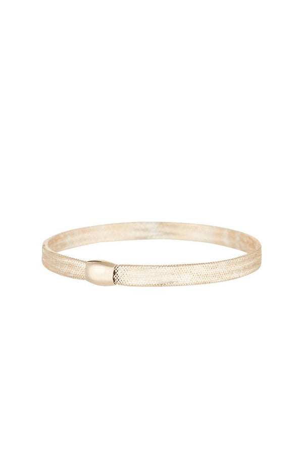 Pulsera “Dentelle De L’Amour 5 mm con cierre abovedado” Oro amarillo 375/1000