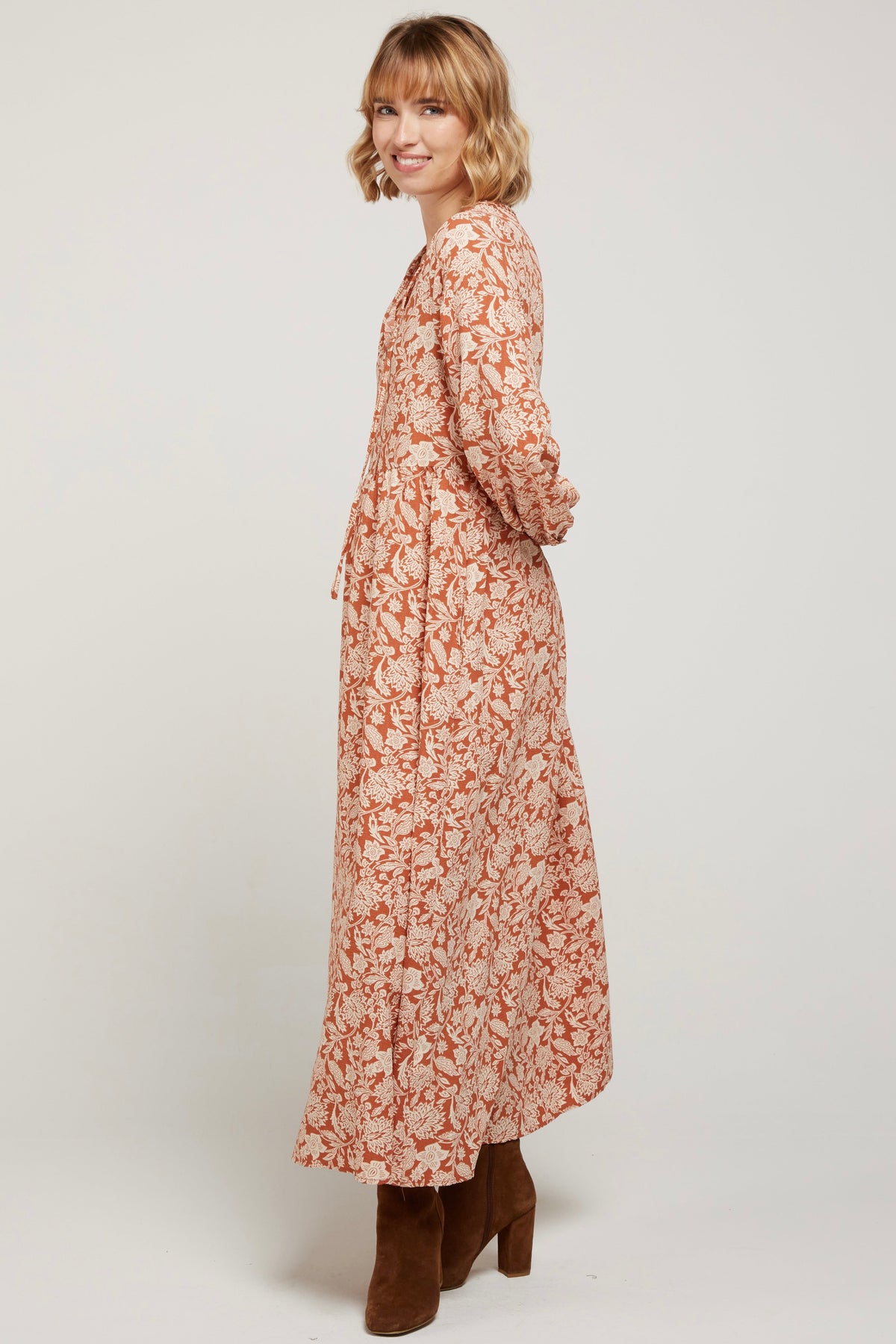 Robe Longue Rosa