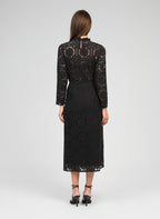Jupe Midi Rosale Noir