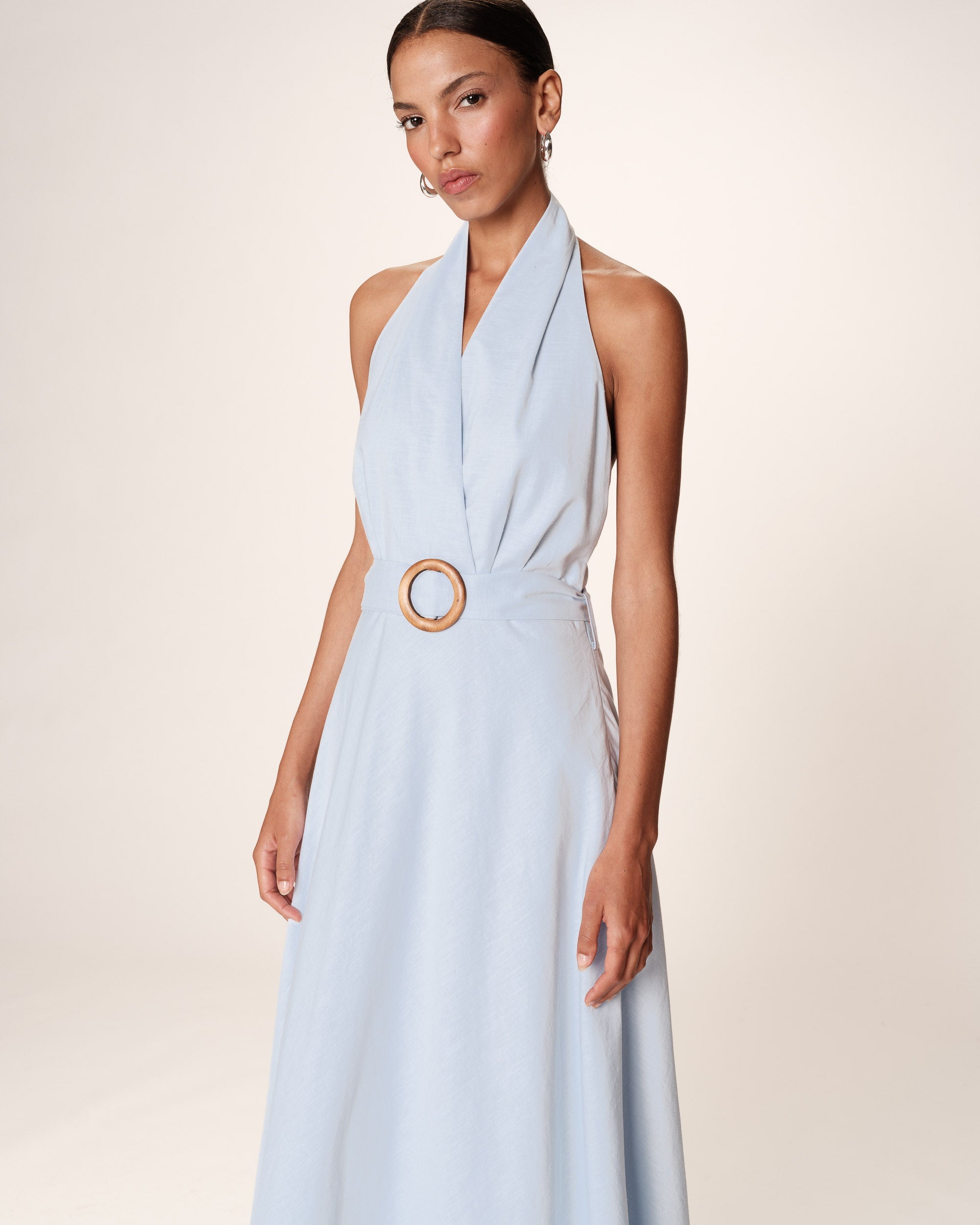 Vestido Largo Rosamour - Azul