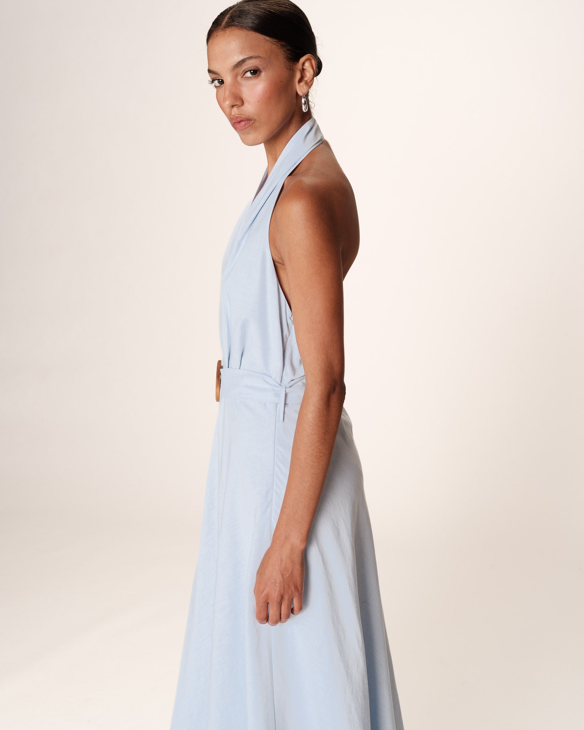Vestido Largo Rosamour - Azul