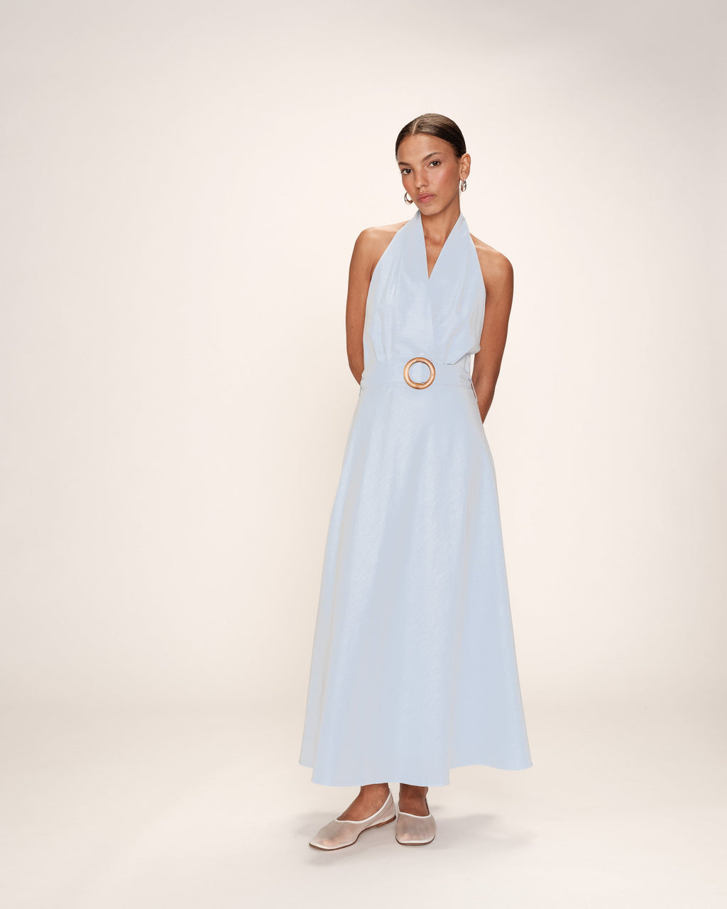 Vestido Largo Rosamour - Azul
