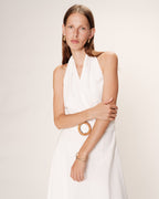 Vestido Largo Rosamour - Crudo