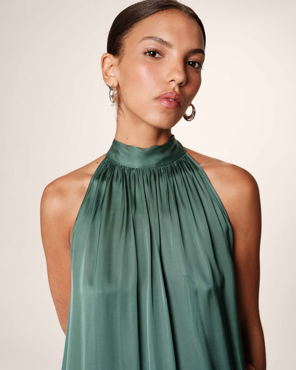 Rose Midi Dress - Emeraude