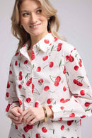 Chemise - Blanc Et Rouge