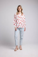 Chemise - Blanc Et Rouge