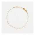 Pulsera “Amada Blanca” Oro Amarillo 375/1000