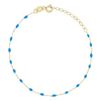 Pulsera Amada Turquesa - Oro amarillo