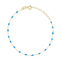 “Amada Turquoise” Bracelet 375/1000 Yellow Gold