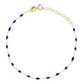 Bracelet " Amada Bleu" Or Jaune 375/1000