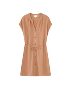 Rozana Short Dress - Camel