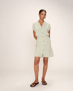 Rozana Short Dress - Mint