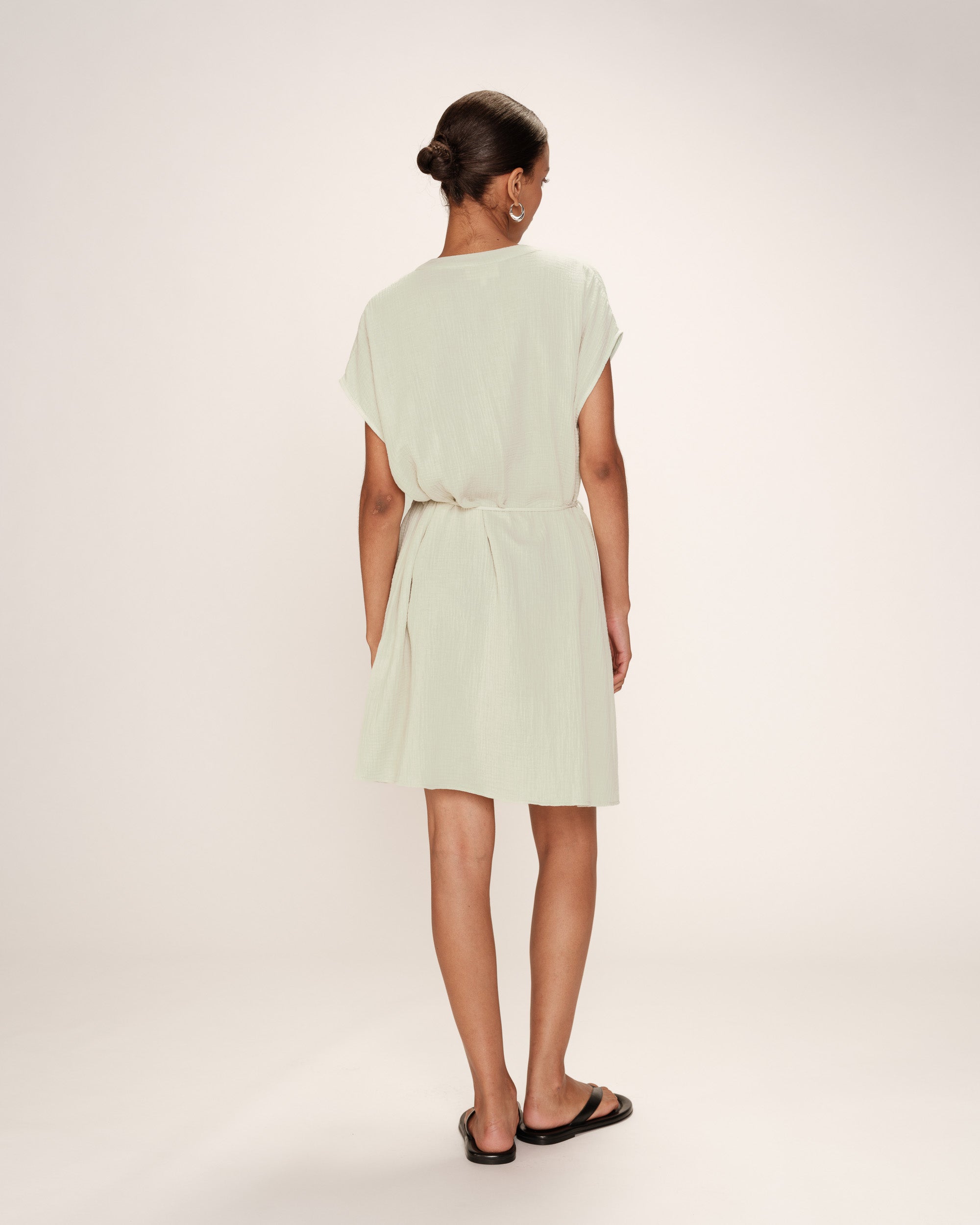 Rozana Short Dress - Mint