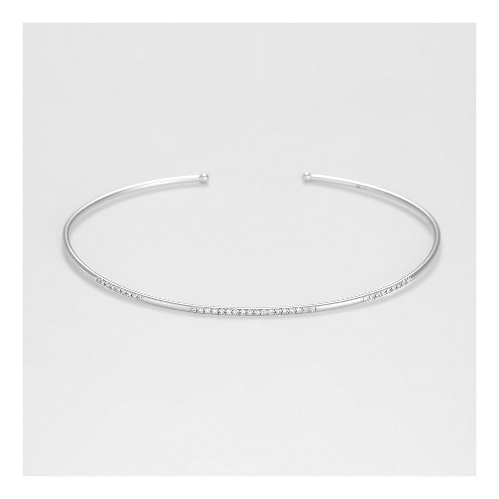 Bransoletka "Divided Line Bangle" z diamentami 0,07 ct/36