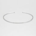 Brazalete "Divided Line Bangle" D0.07Ct/36 - Oro blanco 375/1000