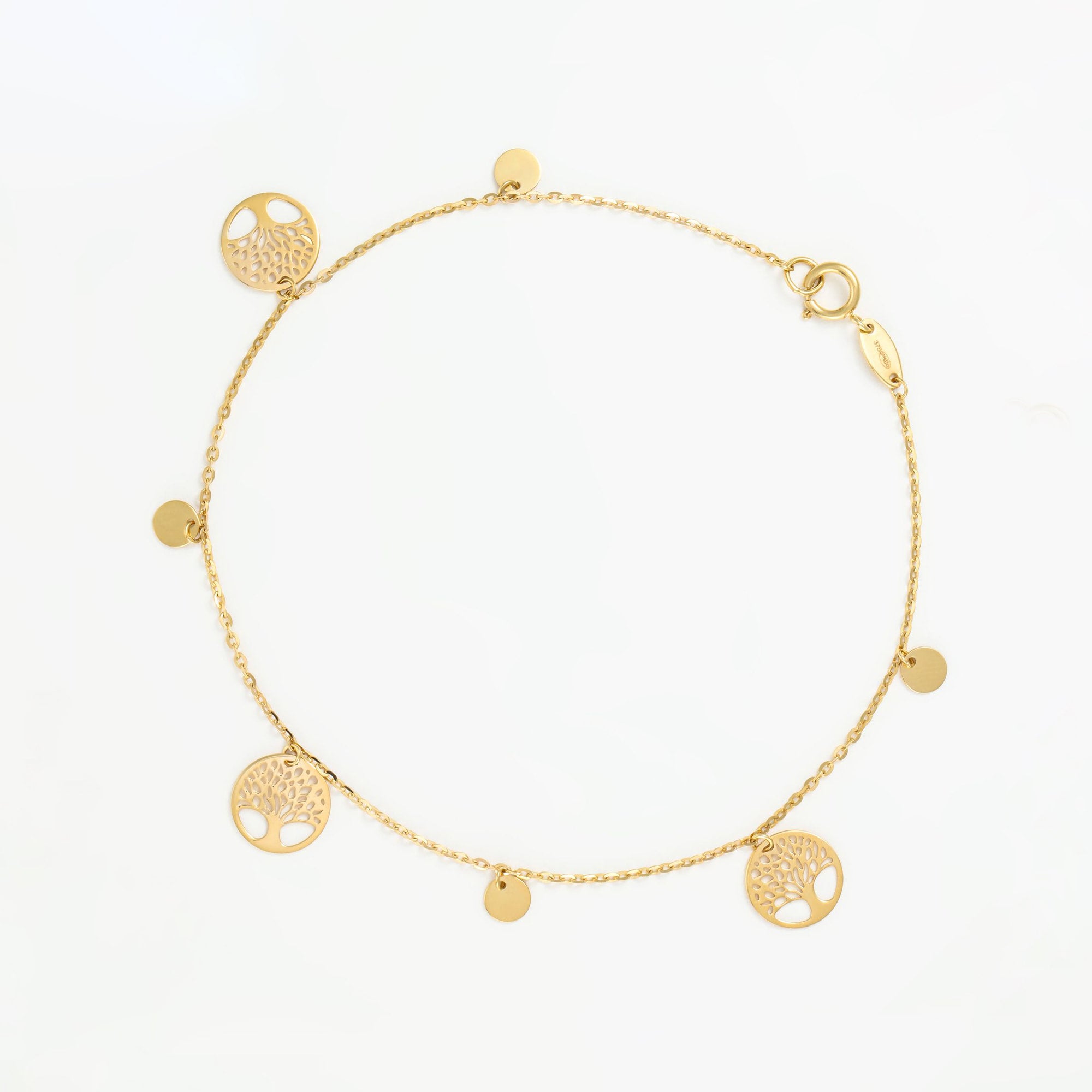 “Abre De Vie” Bracelet 375/1000 Yellow Gold