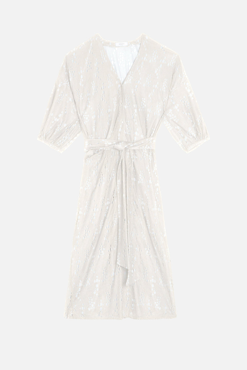 Debbie Bulle Dress - White