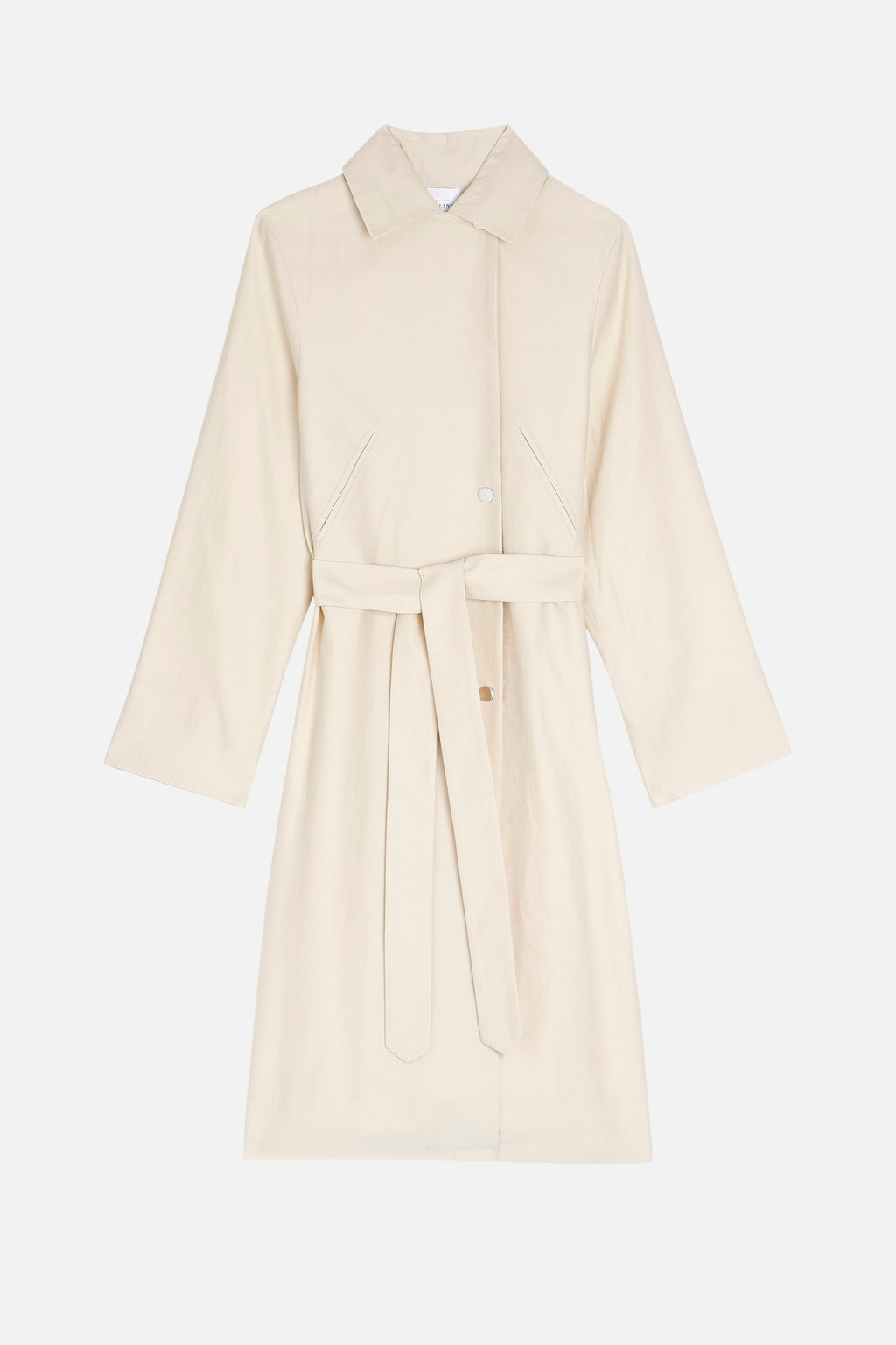 Manteau Fern Shantung - Ecru