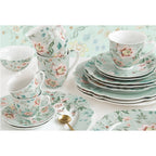 Zen Garden - Service 18 Pièces - Porcelaine - Vert