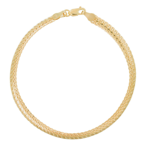 Compact “Guaya” Bracelet – 375/1000 Yellow Gold