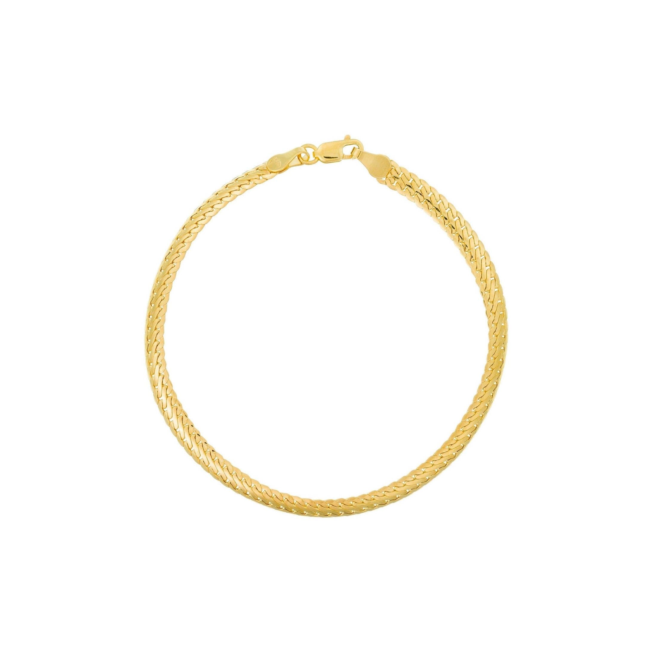Bracelet Compact "Guaya" - Or Jaune 375/1000