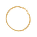 “Colina” Mesh Bracelet – 375/1000 Yellow Gold