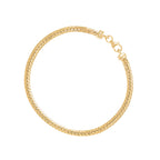 “Colina” Mesh Bracelet – 375/1000 Yellow Gold