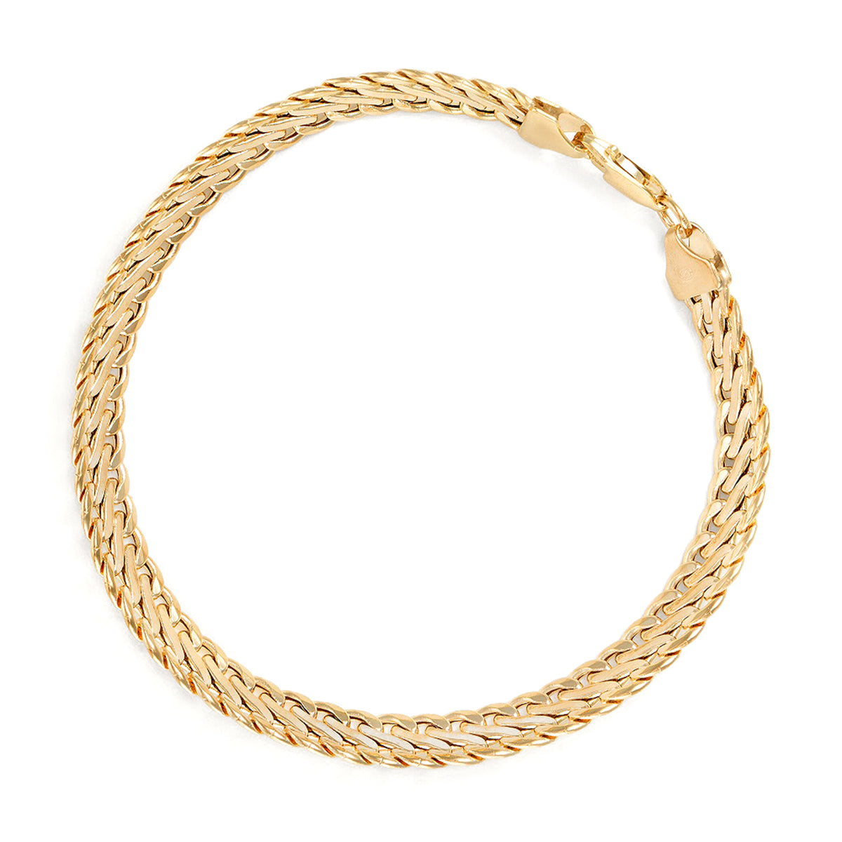 Bracciale a Maglia "Ares" Oro Giallo 375/1000