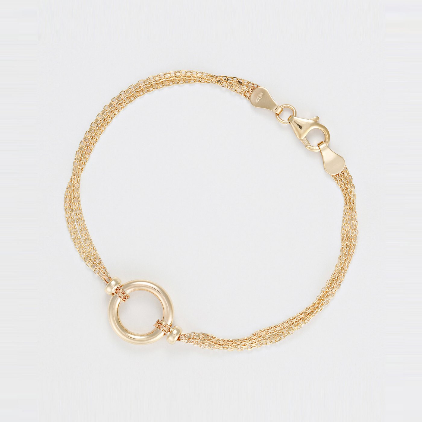 "Rounda" Bracelet 375/1000 Yellow Gold - 375/1000 Yellow Gold