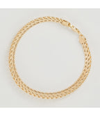 Bracelet "Maille Calera Fermoir Bouée" - Or Jaune 375/1000