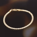 “Golya” Mesh Bracelet Two-tone Gold 375/1000