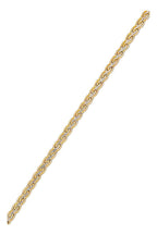 “Golya” Mesh Bracelet Two-tone Gold 375/1000