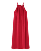 Rubis Long Dress - Cherry