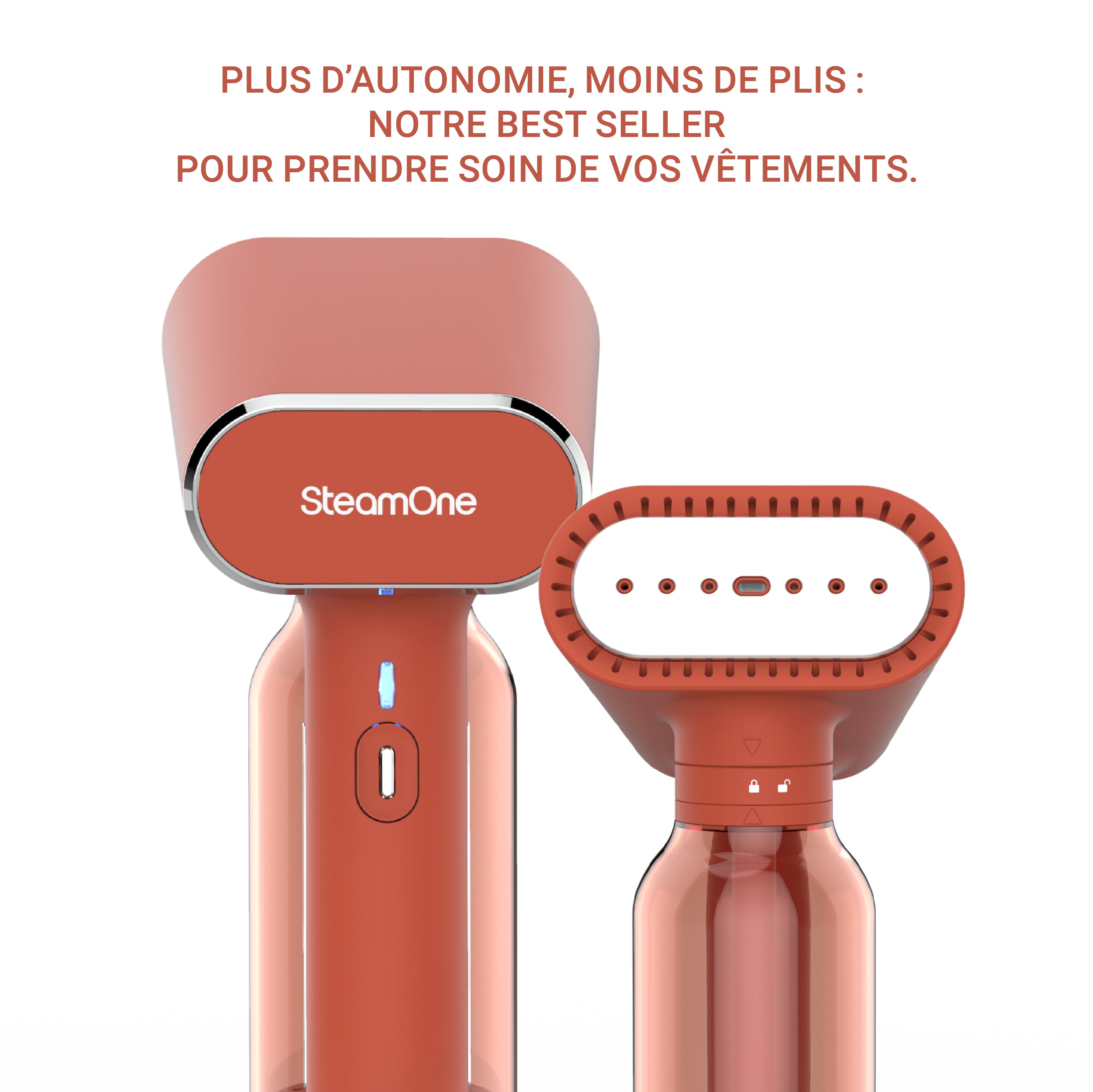 Pack - KARL XL Steamer + Lint Shaver - Terracotta