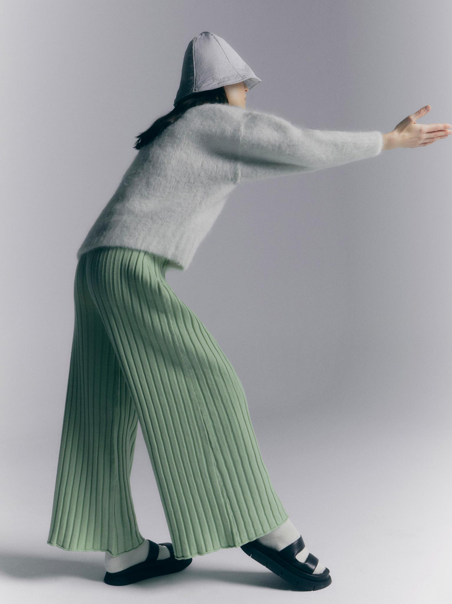 Hashigo Trousers - Sage