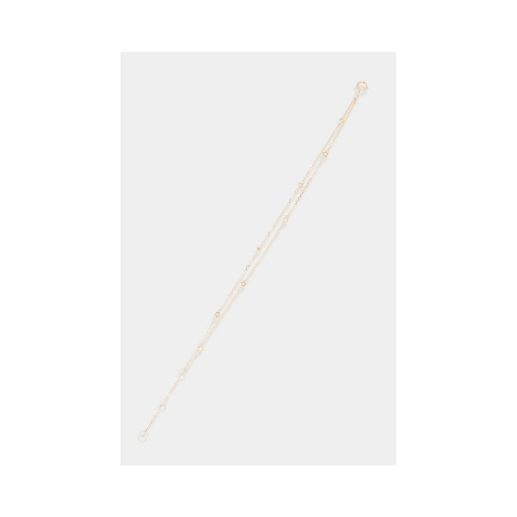 Bracelet "Ligne De Vie" Diamants 0,105/8 - Or Jaune 375/1000
