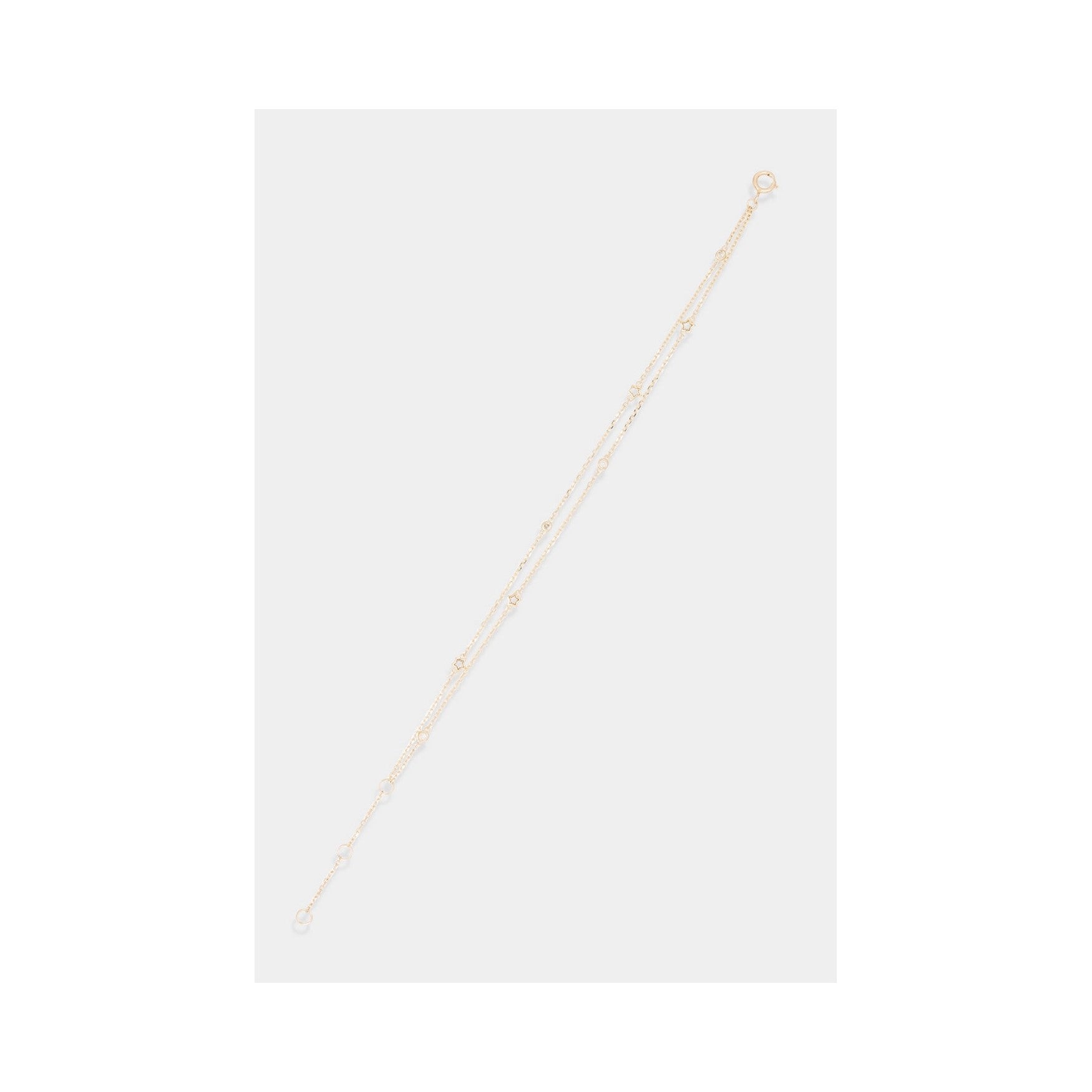 Bracelet "Ligne De Vie" Diamants 0,105/8 - Or Jaune 375/1000