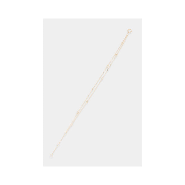 Bracelet "Ligne De Vie" Diamants 0,105/8 - Or Jaune 375/1000