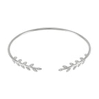 Armbånd "Comme Une Feuille" D0,21/40 - Hvidguld 375/1000