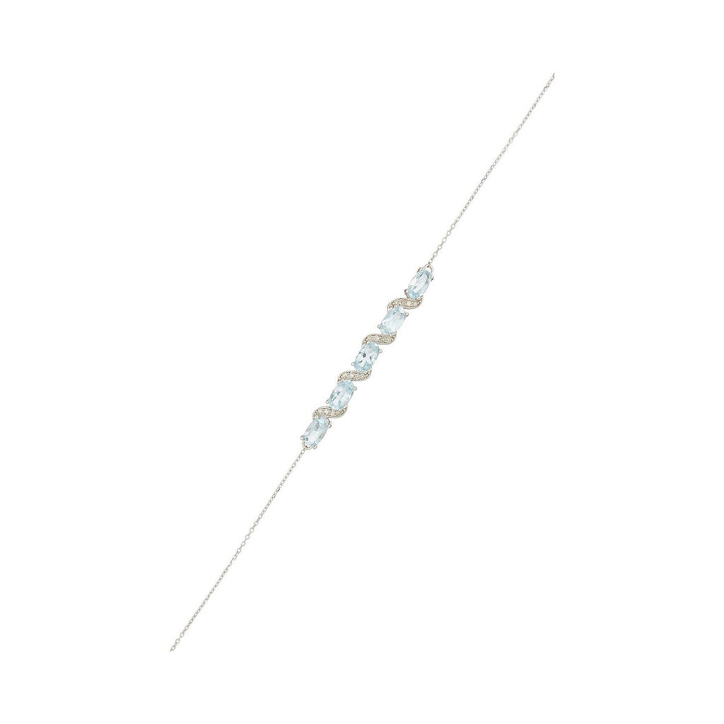 Bracelet "Adelaide" D 0,09/16 Bt 1,75/5 - Or Blanc 375/1000