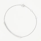 “Diamond Line” Bracelet D0.21/47 – 375/1000 White Gold