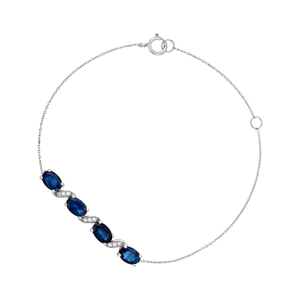 Armband "Baru" D 0,050/9 Safir 2,72