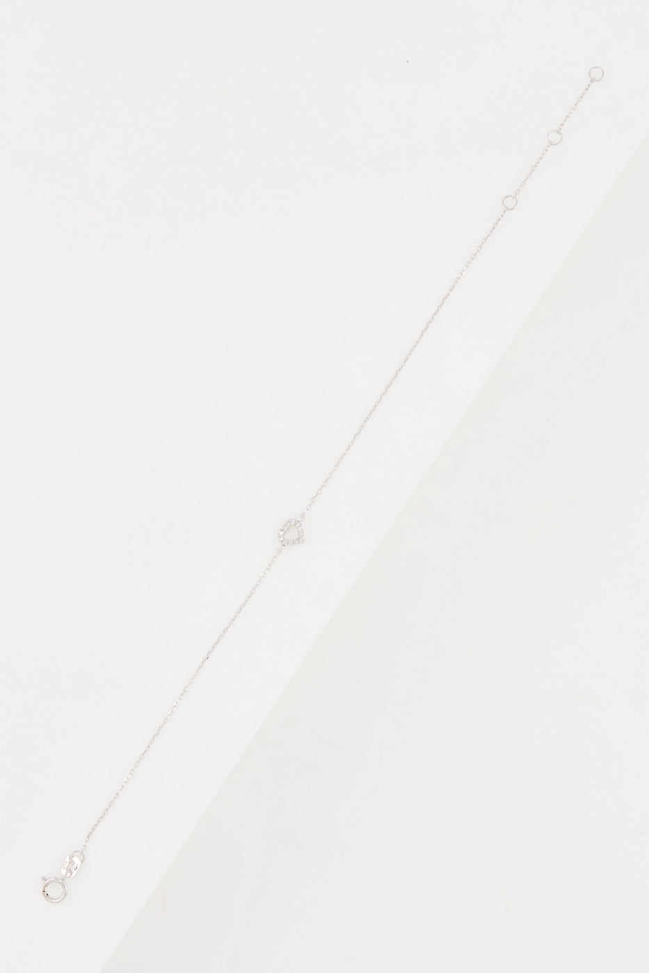 Pulsera "Lovia" D0.05/12 - Oro blanco 375/1000