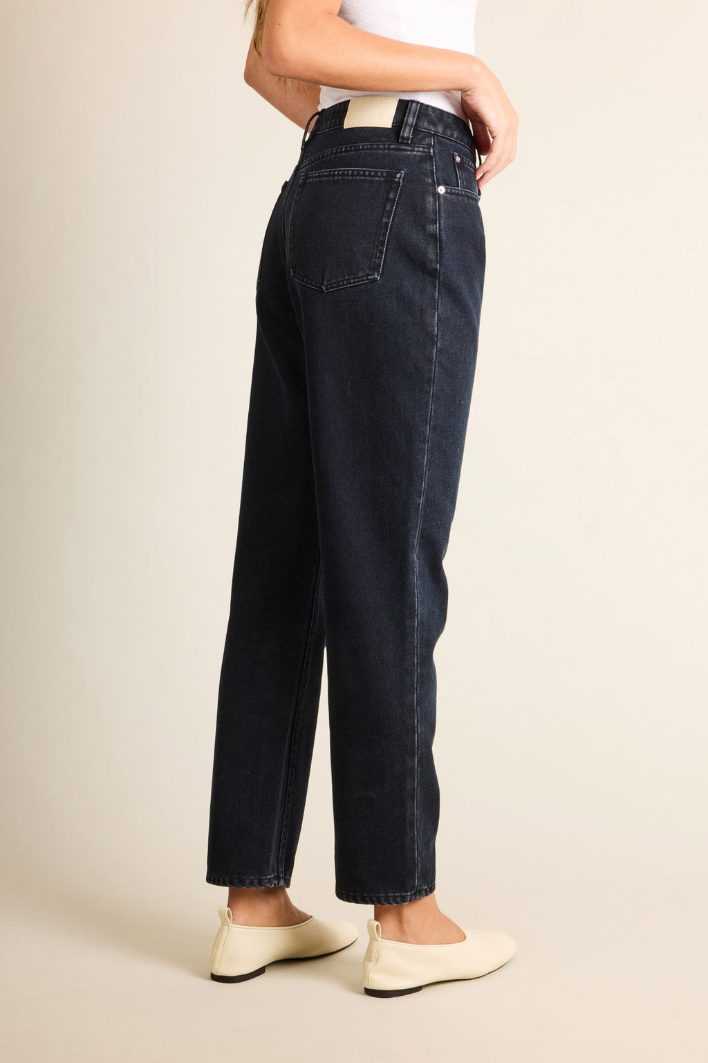 Klassiske Lige Jeans Noir V2 - Dame